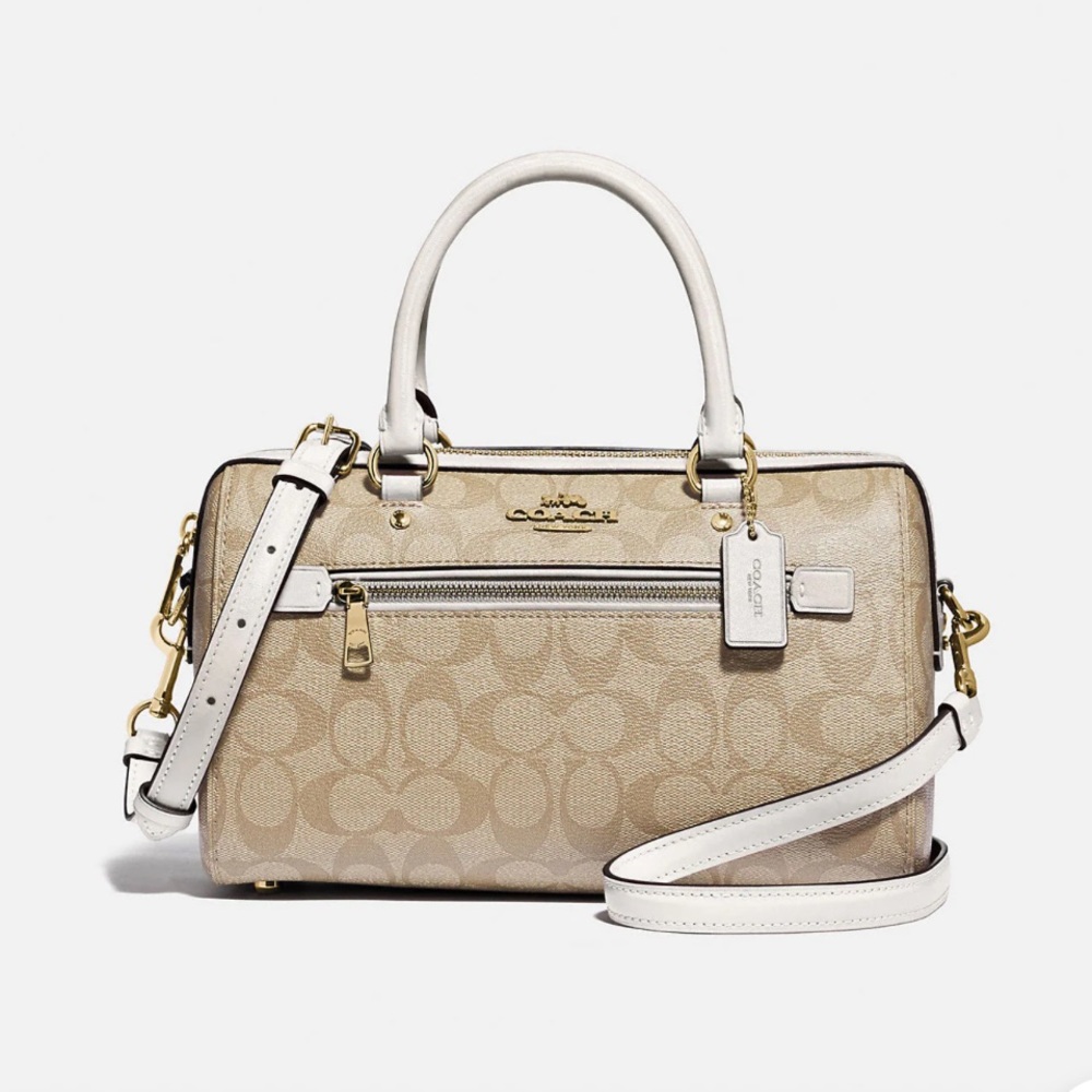 COACH Rowan Satchel In Signature Canvas - Picture 4 of 8